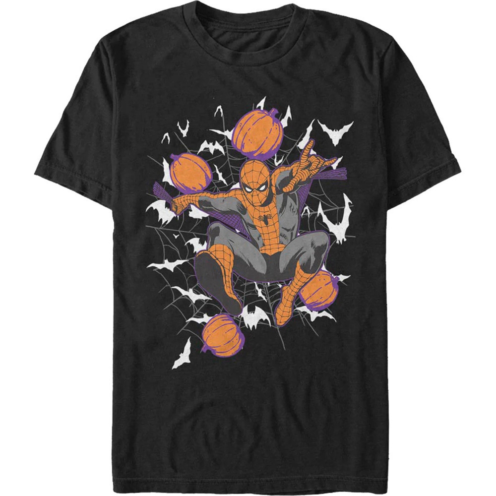 Spiderman Halloween Marvel Comics Tshirt